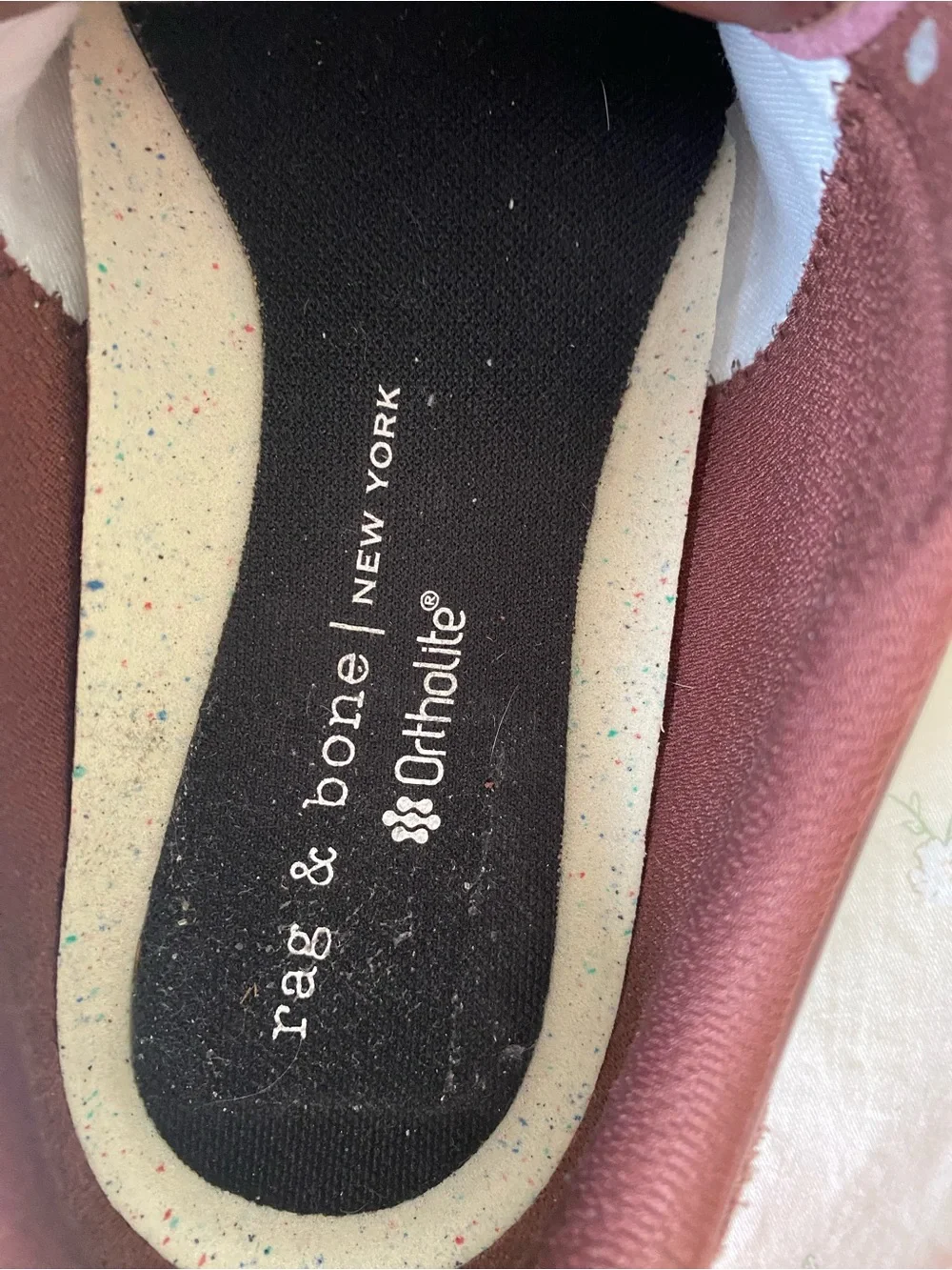 rag & bone Women’s Brown Suede & Leather Sneakers